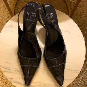 Circa comfort 365 Joan& David sz.10 Black Leather.